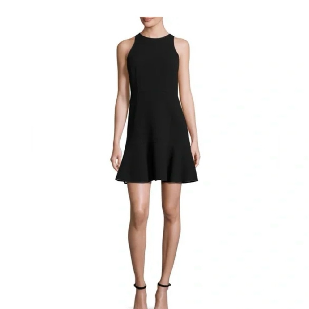 Size 6 Theory dress. Fit and flare. Sleeveless. Black.